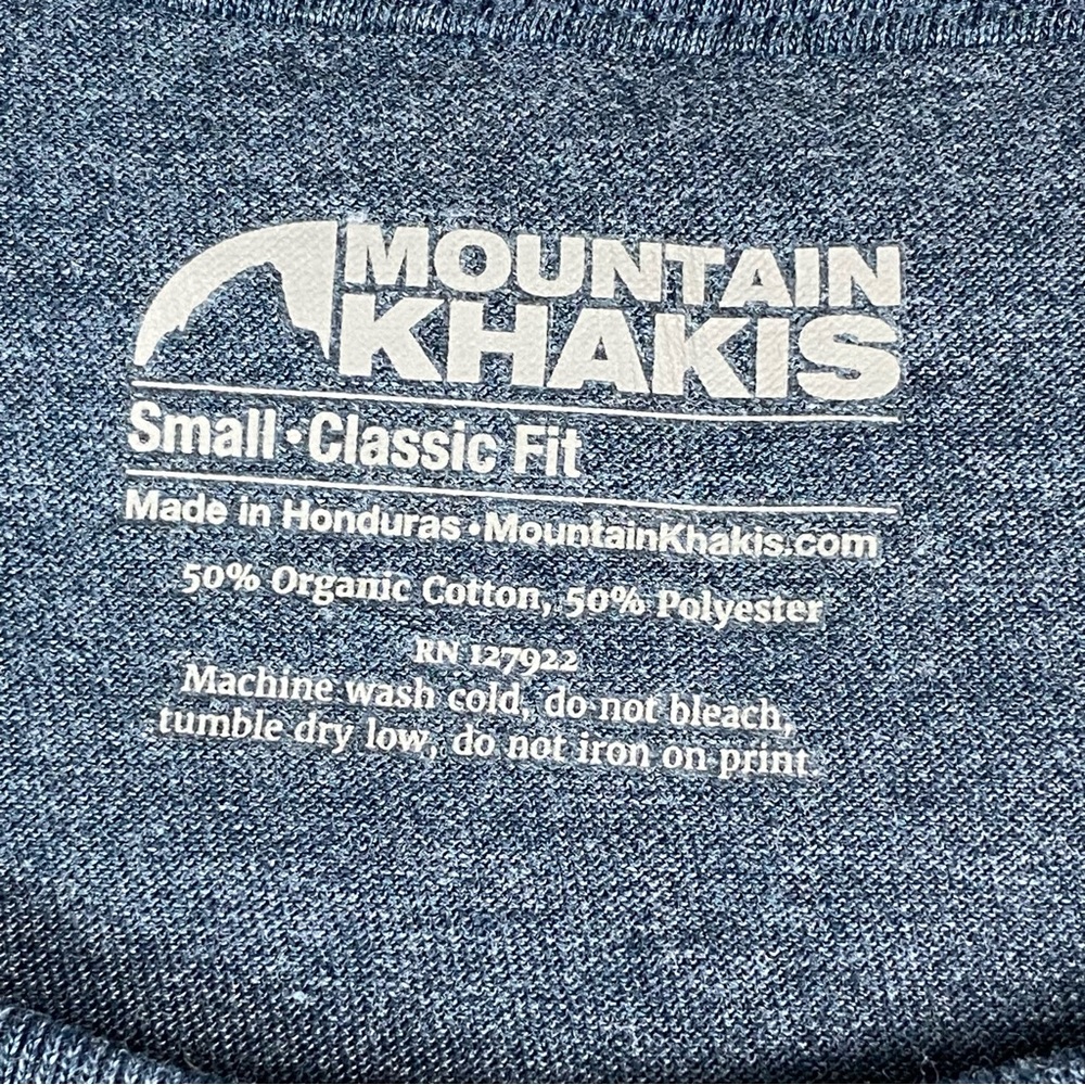 Mountain Khakis Womens Blue Classic Fit Short Sleeve‎ Crew Neck Collar T-Shirt S - Picture 4 of 8